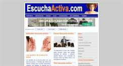 Desktop Screenshot of escuchaactiva.com
