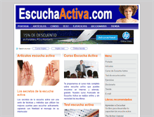 Tablet Screenshot of escuchaactiva.com